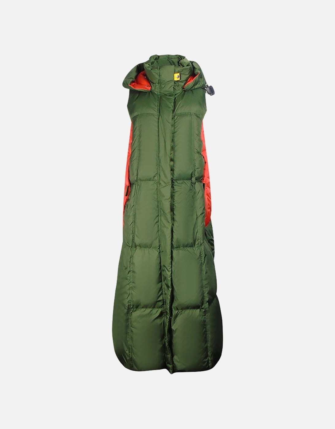 Lory Green Long Hooded Vest Down Jacket, 4 of 3