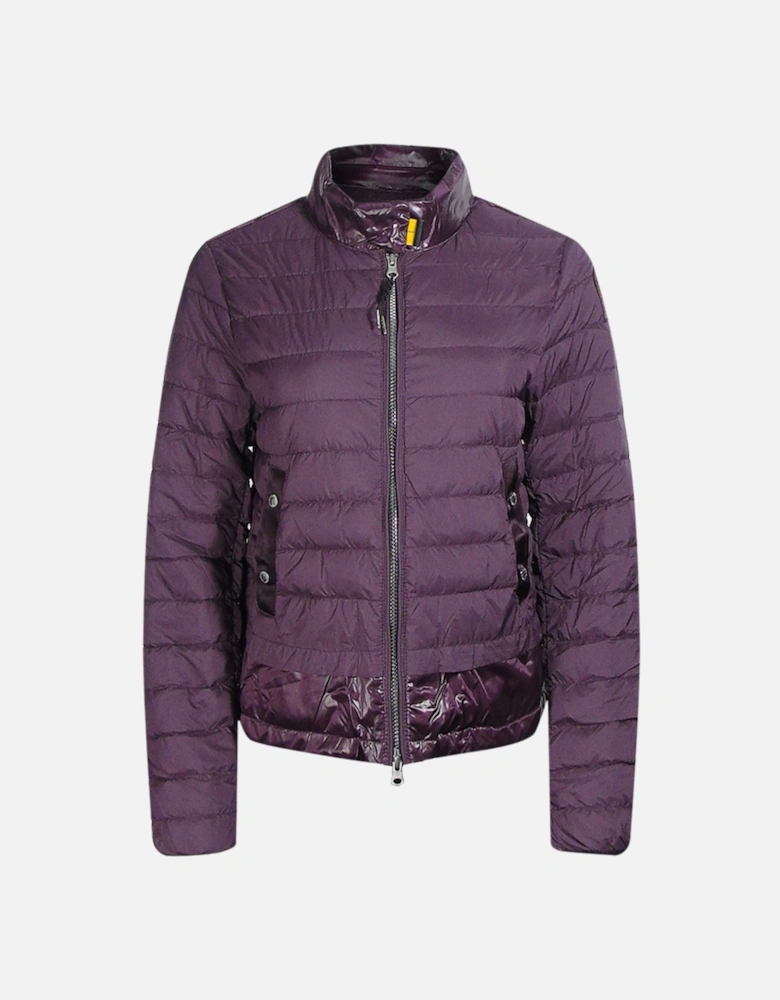 Seika Purple Down Bomber Jacket