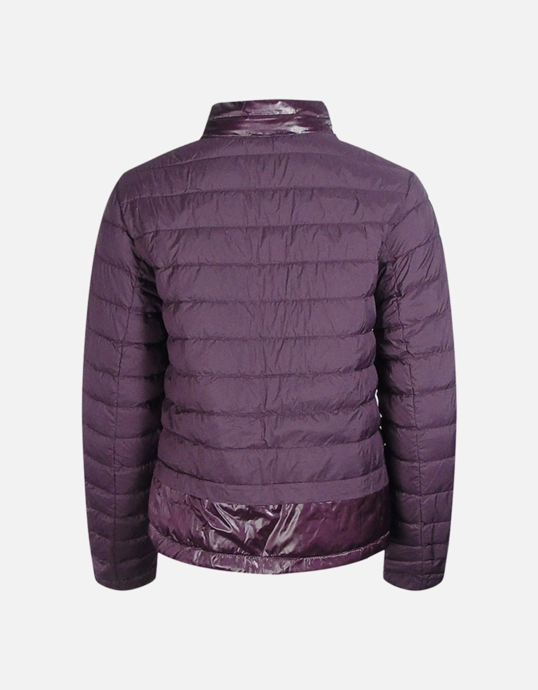 Seika Purple Down Bomber Jacket