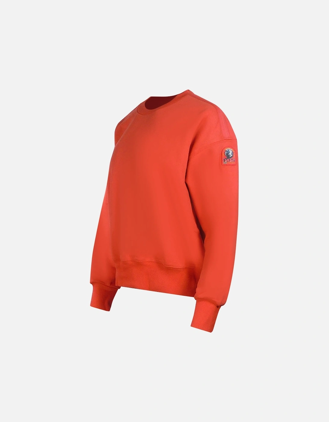 Plain Oversized Orange Sweatshirt