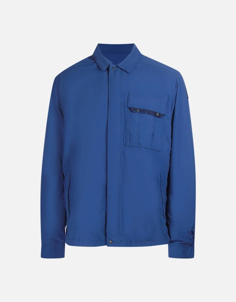 Miura Navy Blue Overshirt Jacket