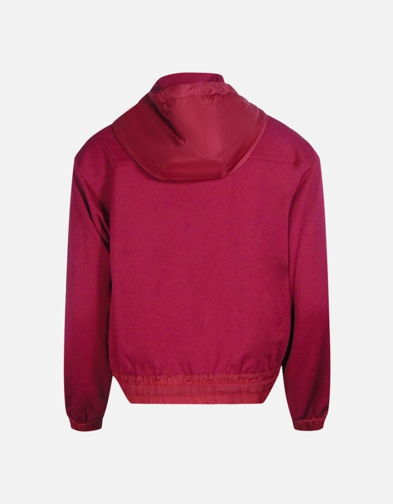 Zip Burgundy Hoodie