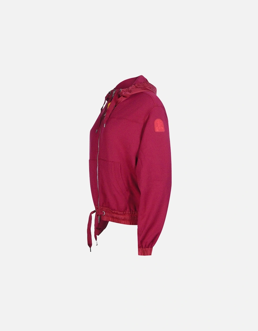 Zip Burgundy Hoodie