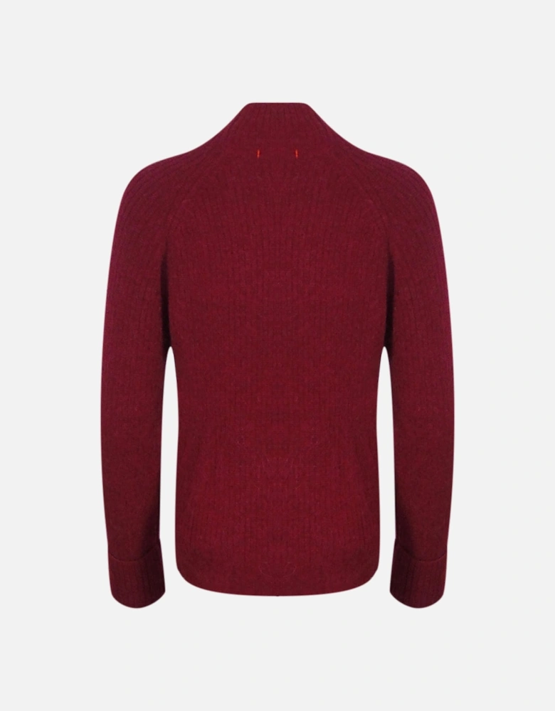 Dalida Turtleneck Red Sweater