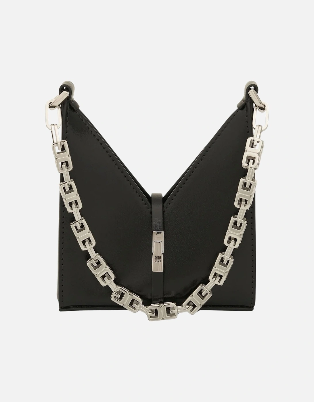 Cut Out With Chain Black Micro Bag, 7 of 6