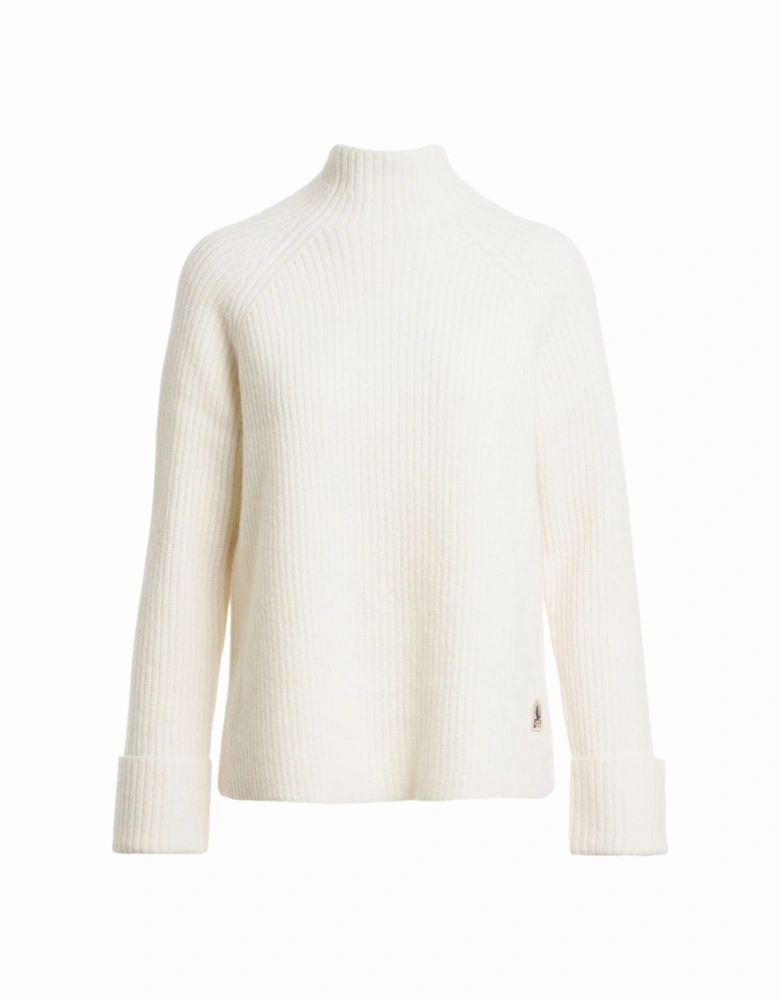 Dalida Turtleneck White Sweater