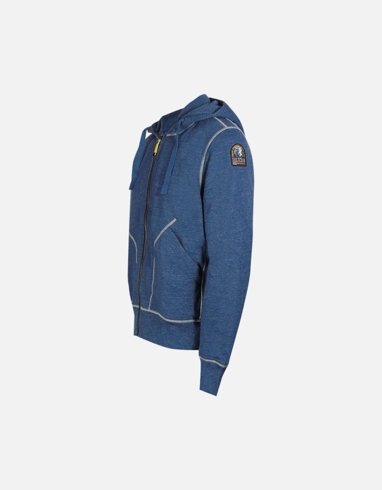 Zip Up Navy Blue Hoodie