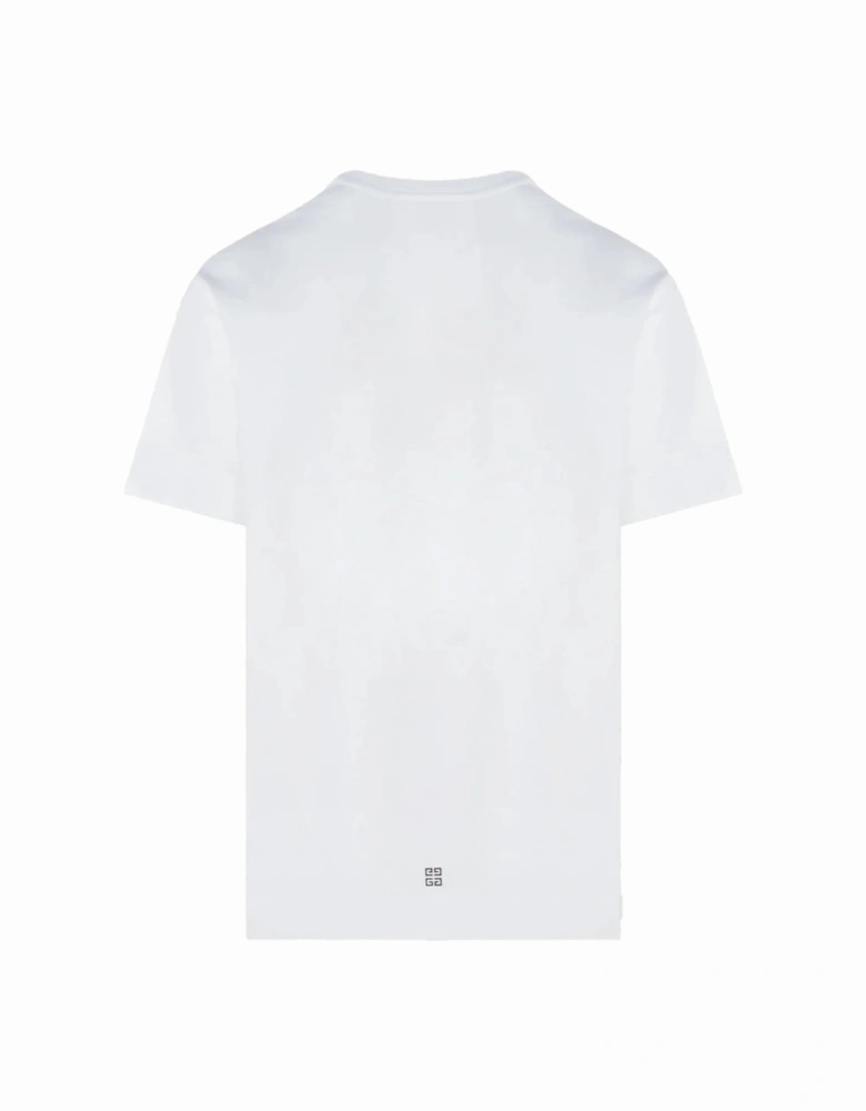 Circle Logo Oversized White T-Shirt