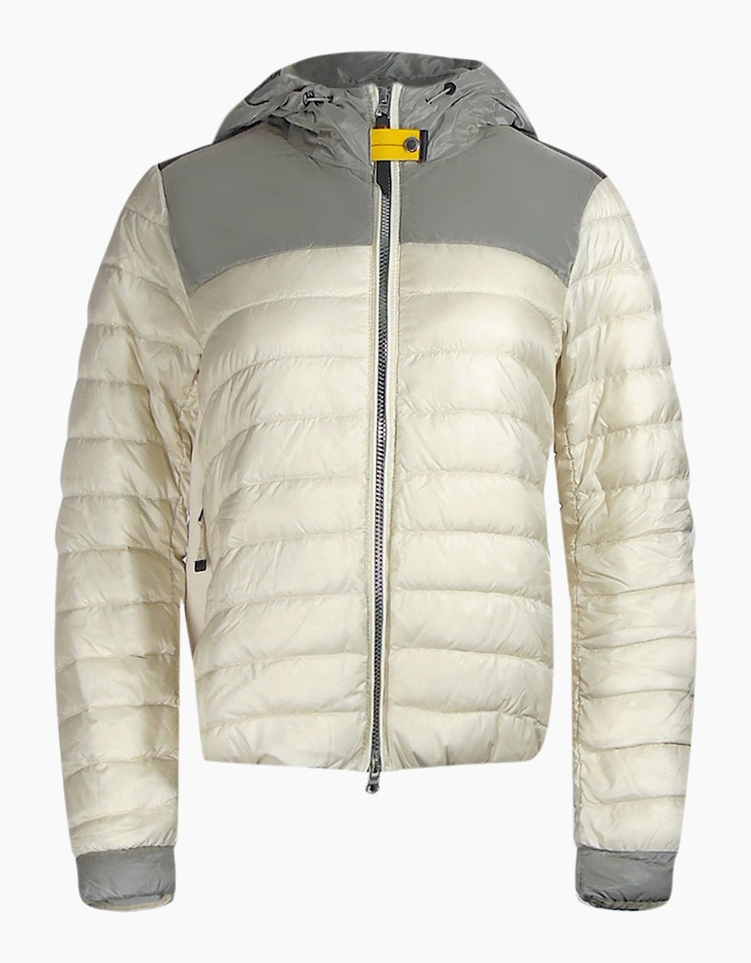 Women's Parajumpers Zen White Down Jacket - Tan - Size: 10/8