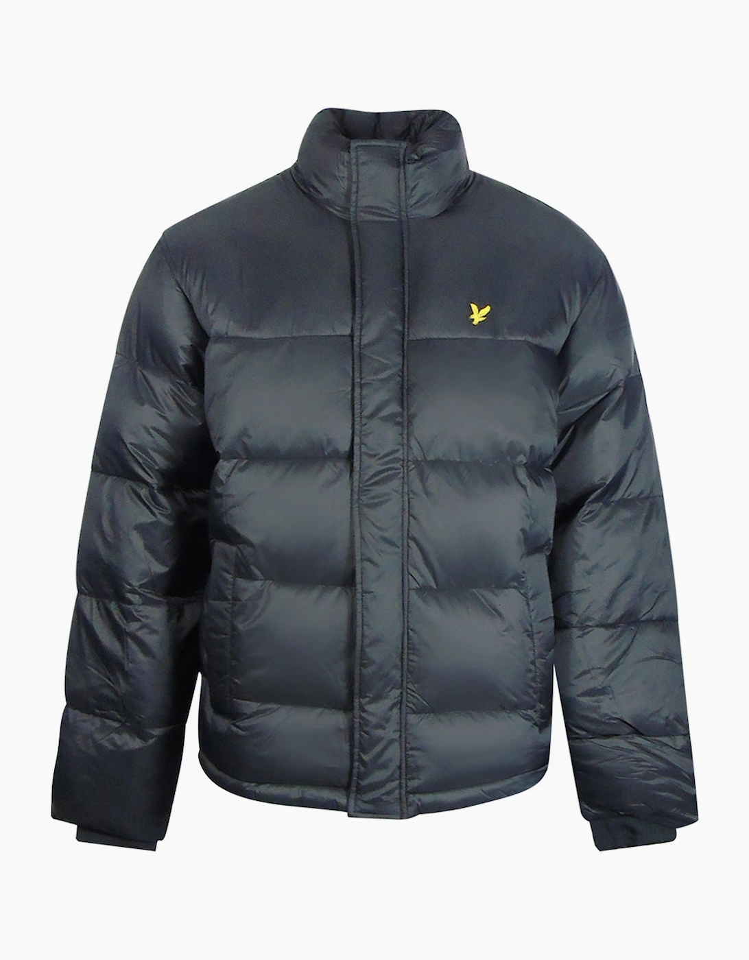 Lyle And Scott Men's Navy Lyle & Scott Black Wadded Puffer Jacket Xl