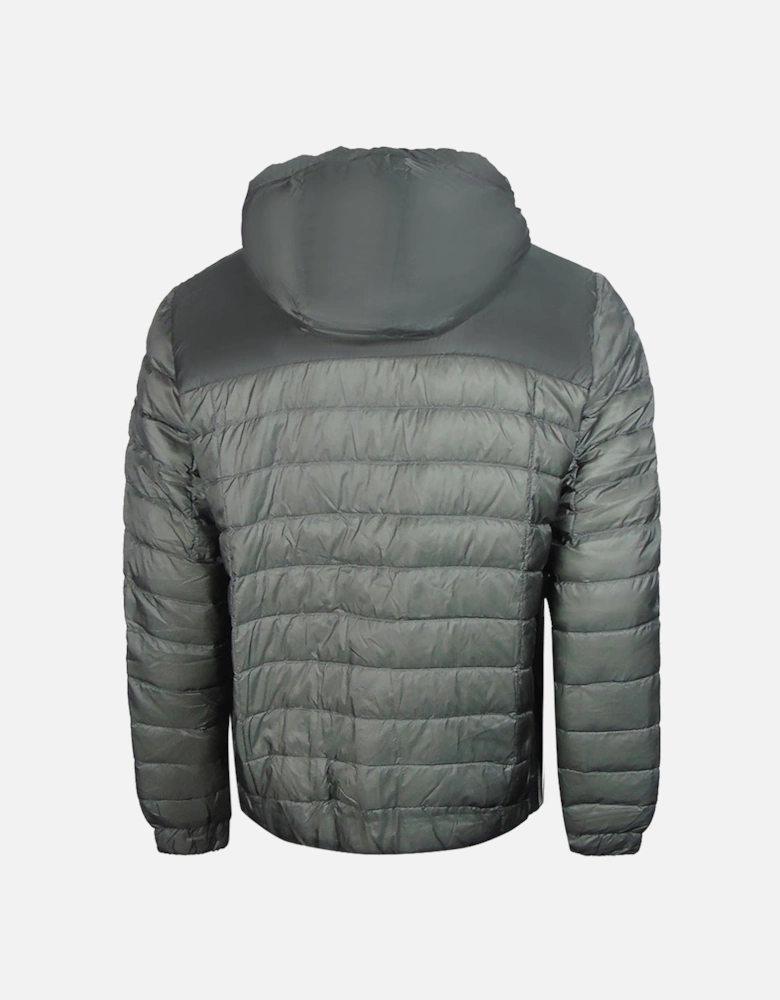 Zen Rock Dark Grey Hooded Down Jacket