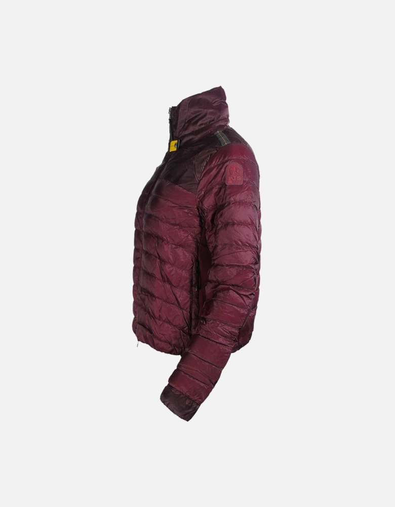 Mao Burgundy Down Jacket