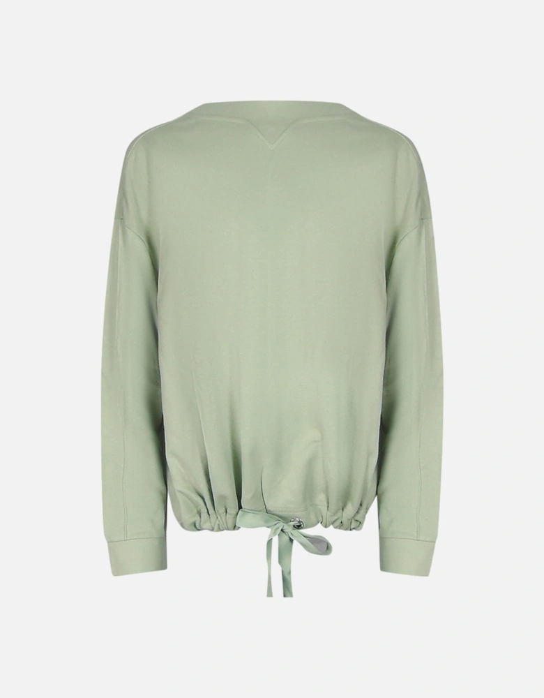 Gwen Nile Green Oversized Sweatshirt