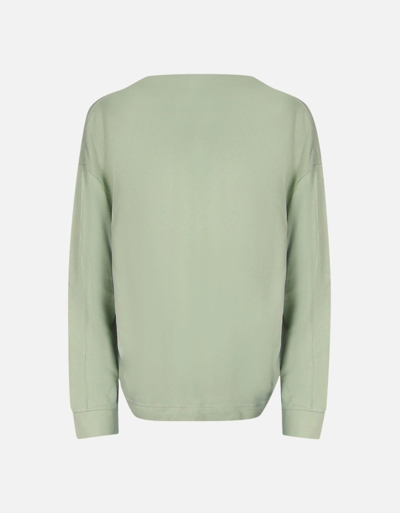 Gwen Nile Green Oversized Sweatshirt