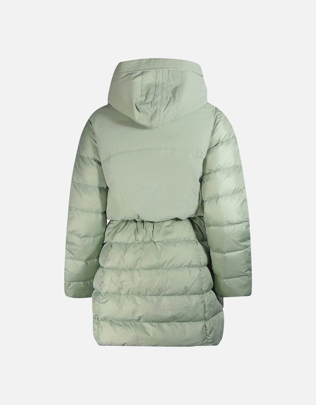 Inga Nile Green Long Hooded Down Jacket