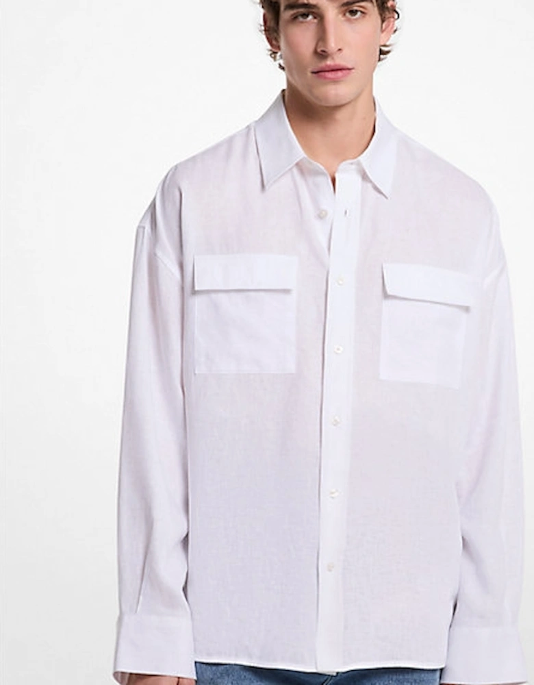 Oversized Linen Shirt