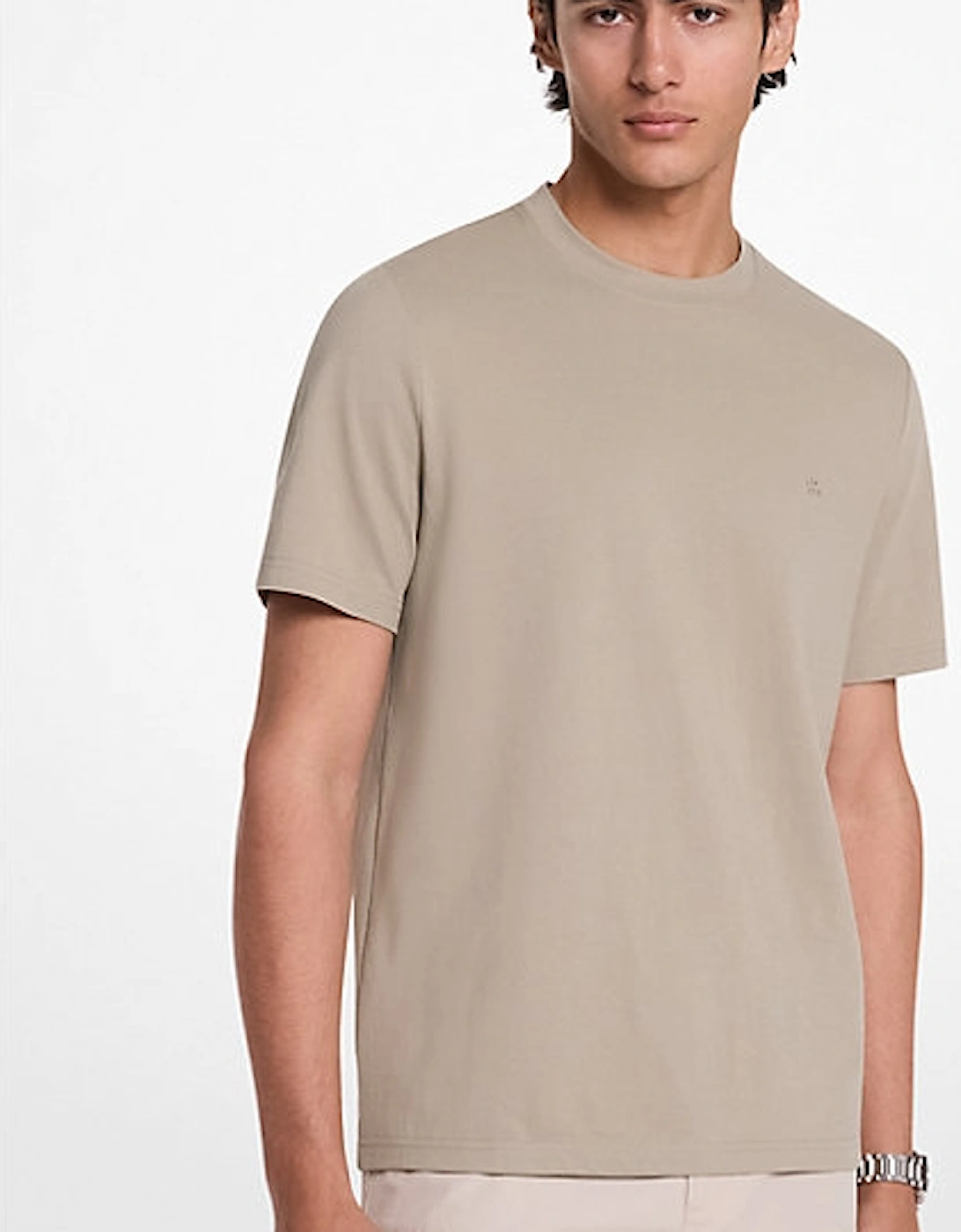 Cotton Blend Piqué T-Shirt, 2 of 1