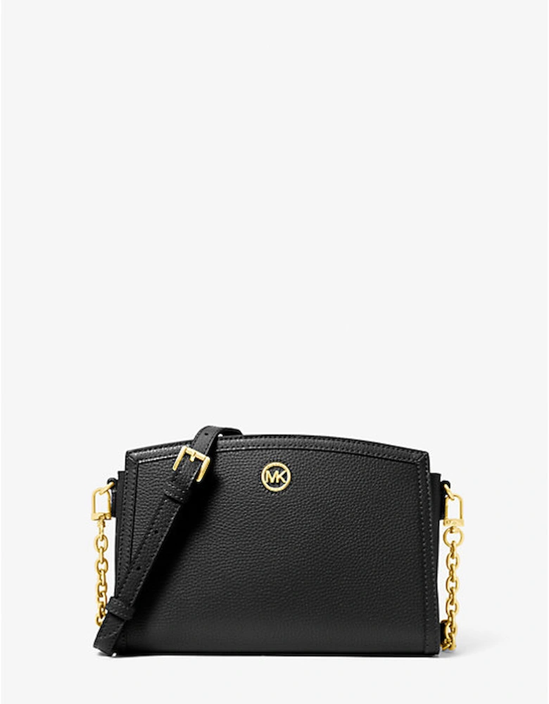 Chantal Large Pebbled Leather Crossbody Bag