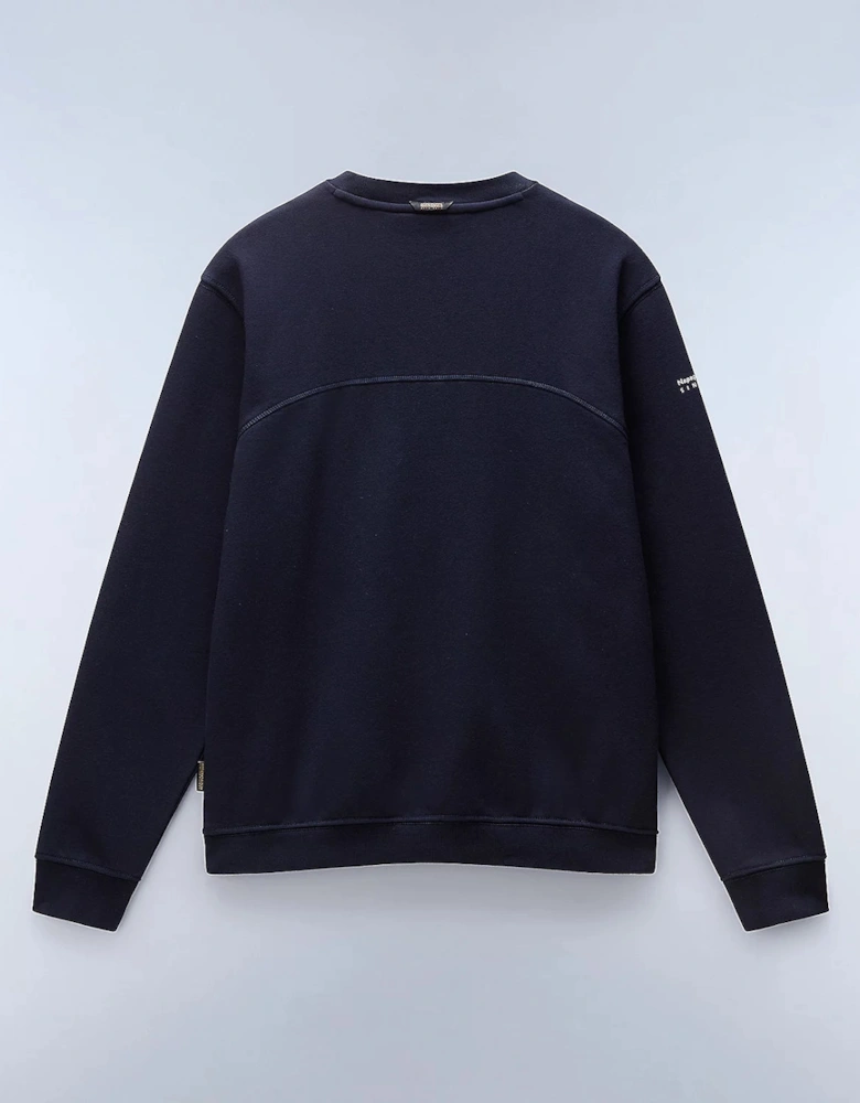 B-Badge Logo Sweatshirt - Navy Blue