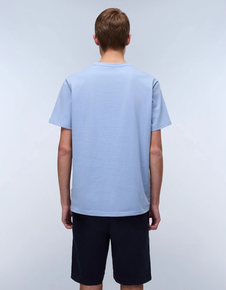 Salis Short Sleeve T-Shirt - Chambray Blue