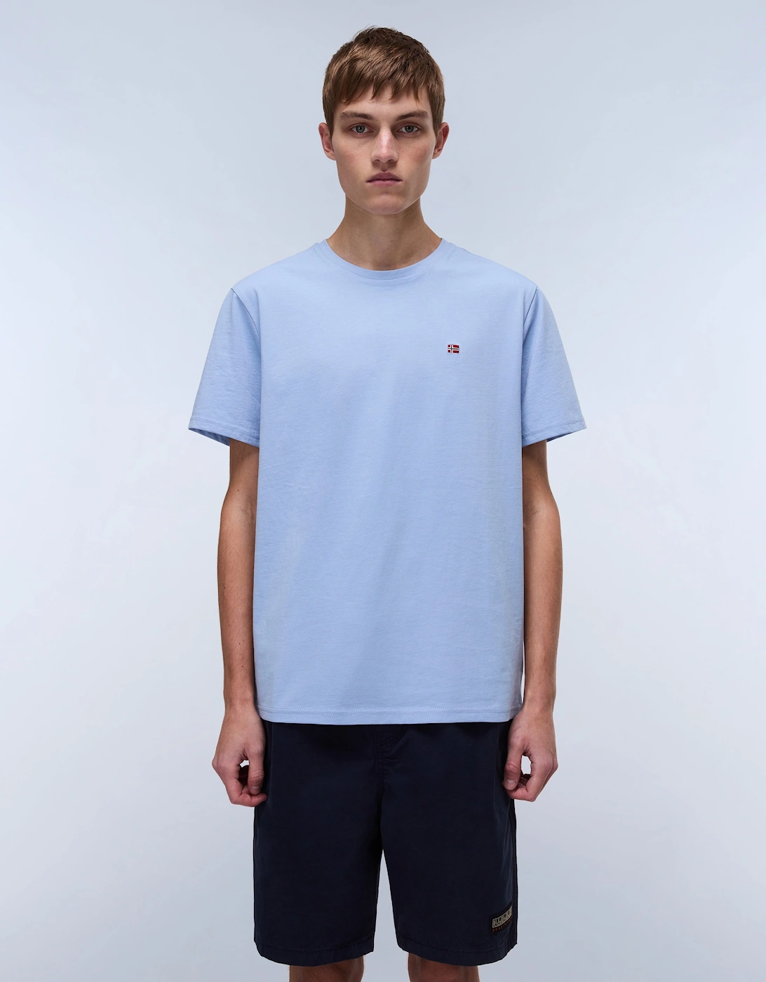 Salis Short Sleeve T-Shirt - Chambray Blue, 6 of 5