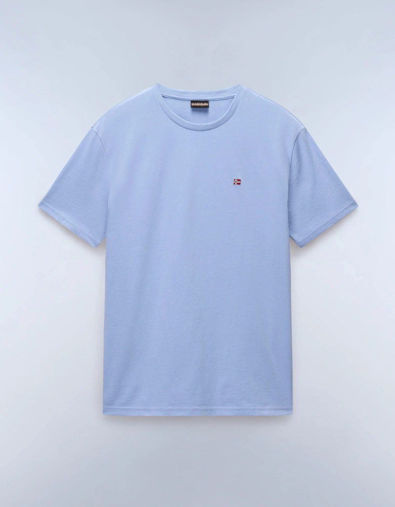 Salis Short Sleeve T-Shirt - Chambray Blue