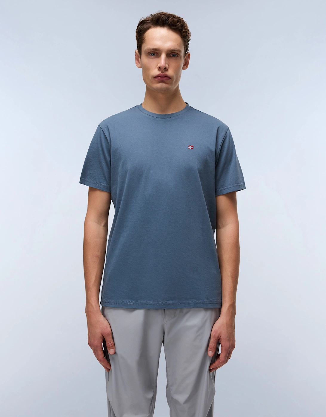 Salis Short Sleeve T-Shirt - Stormy Grey, 7 of 6