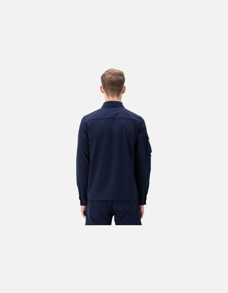 LUKE1977 Hulun Technical Overshirt - Navy Blue