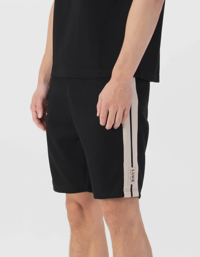 LUKE1977 Kings Stripe Sweatshorts - Black