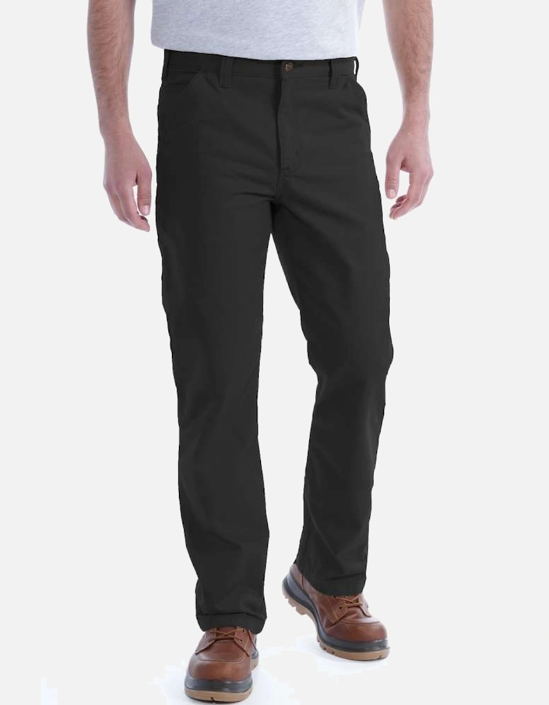 Carhartt Mens Washed Twill Dungaree Trousers, 4 of 3