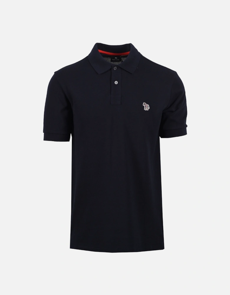 Reg Fit SS Polo Zebra Dark Navy