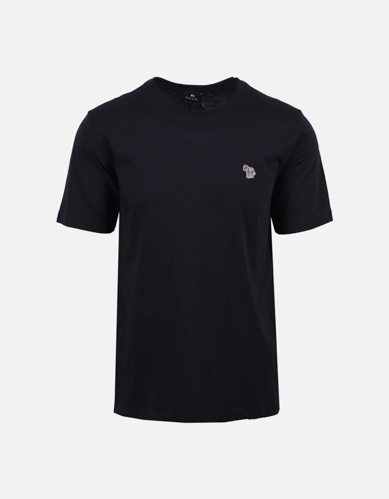 Reg Fit SS T-shirt Zebra Dark Navy