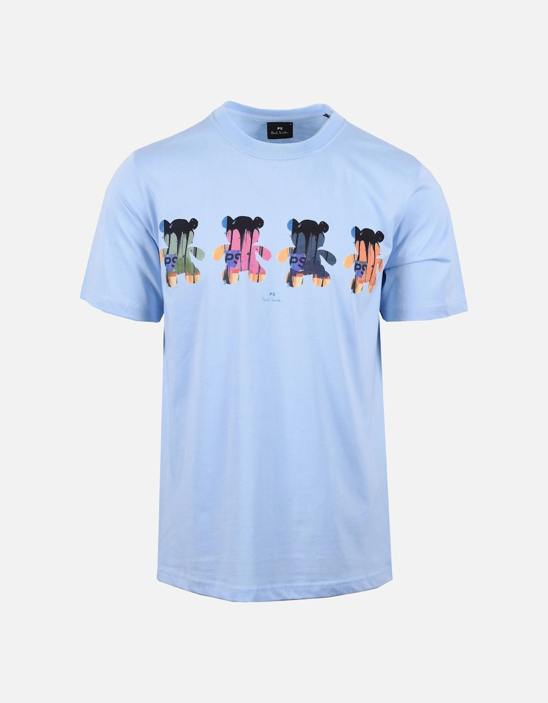 Reg Fit Ss Teddy T-shirt Light Blue, 4 of 3