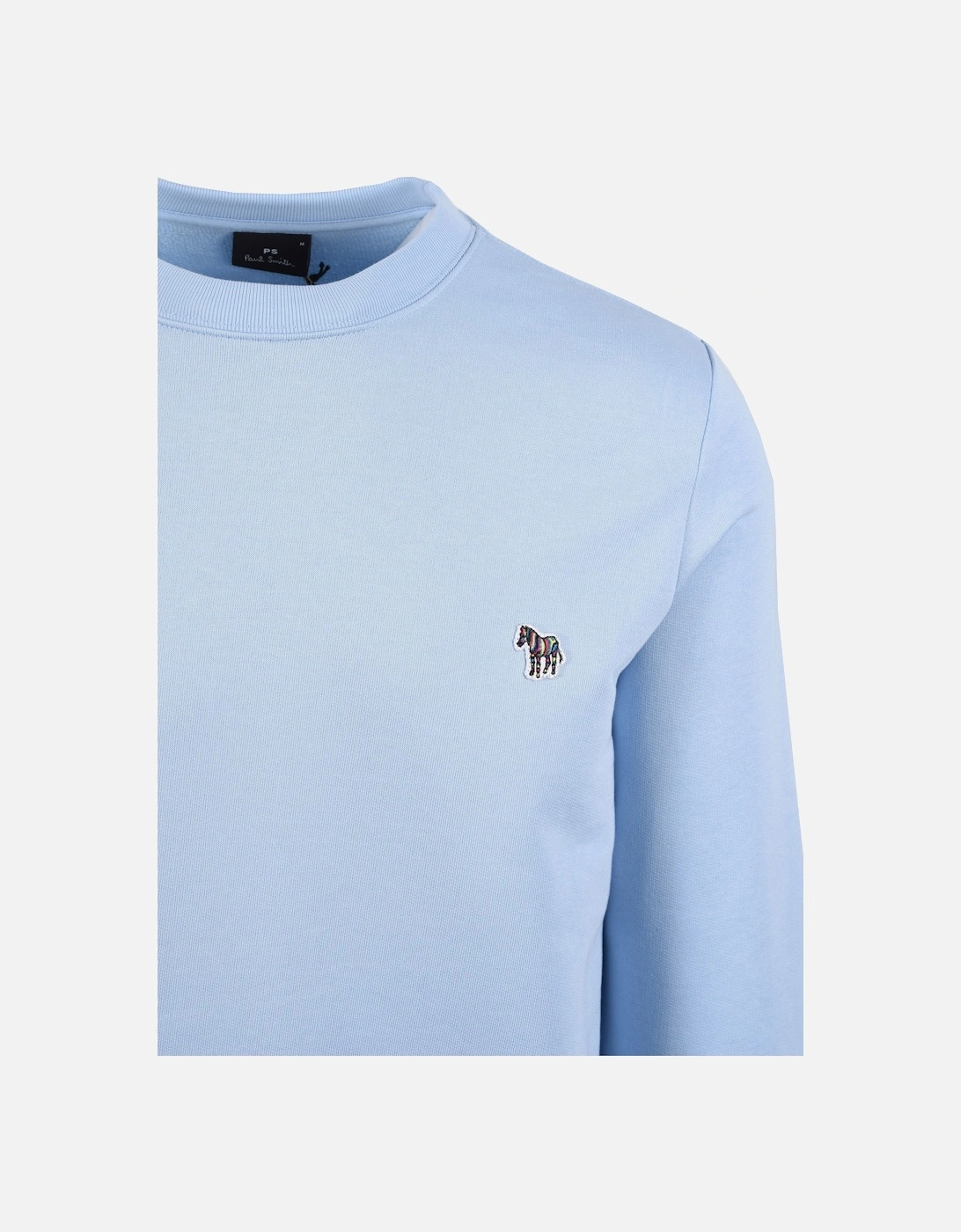 Reg Fit Sweatshirt Zebra Light Blue