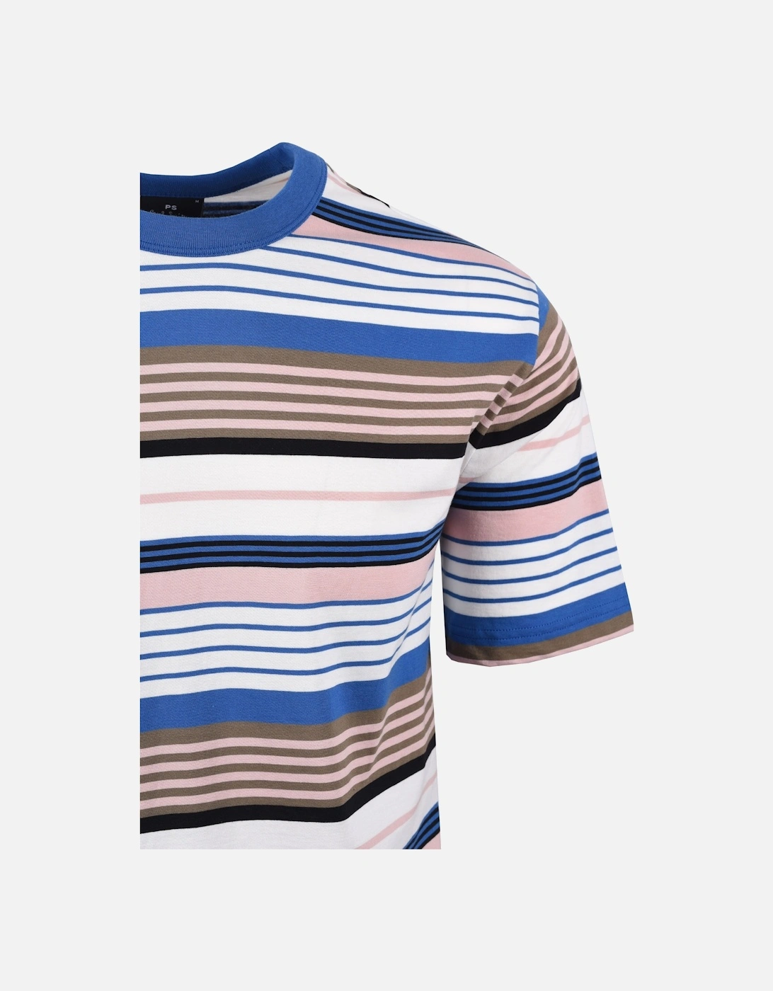 Casual Fit SS T-shirt Multi Stripe