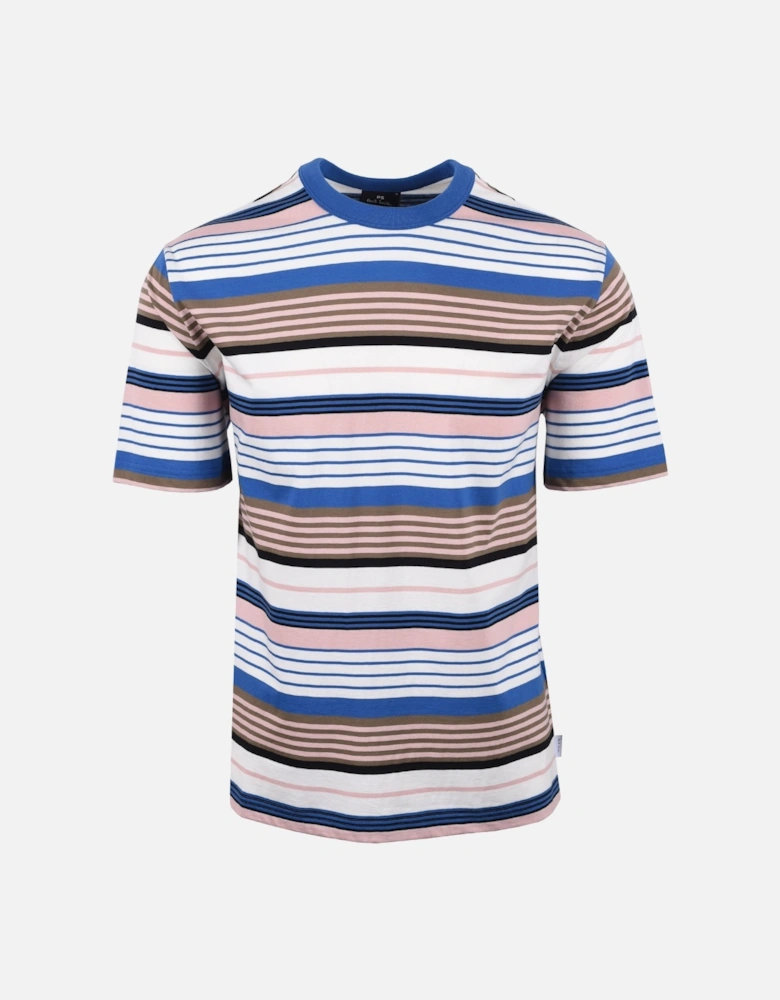 Casual Fit SS T-shirt Multi Stripe