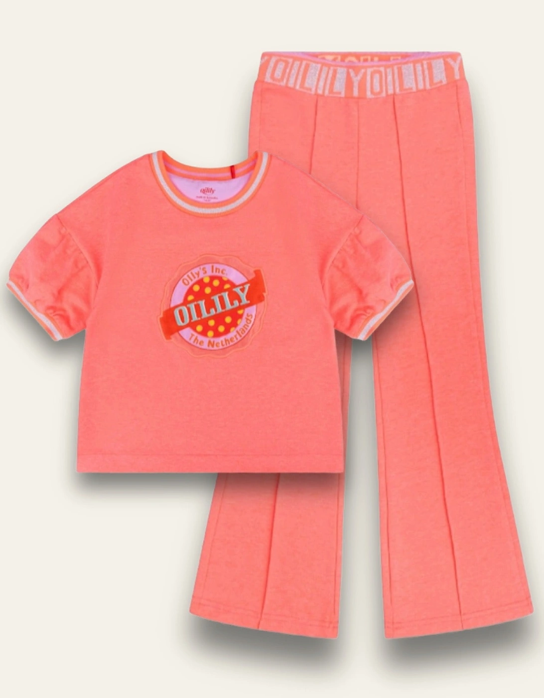 Coral ‘Pepper’ Flared Sweat Pants