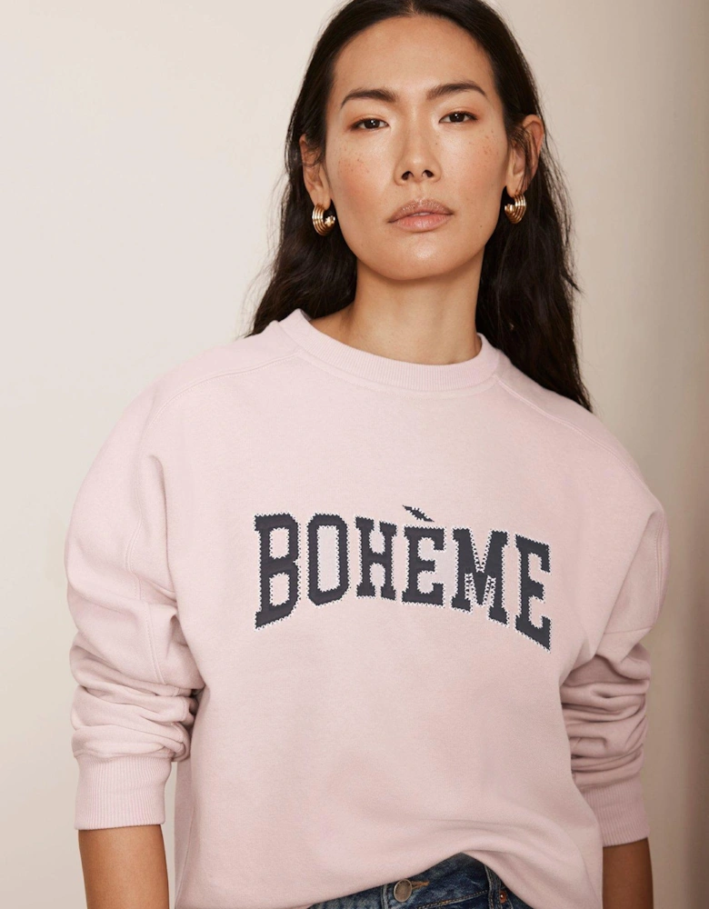 Boheme Graphic Sweatshirt - Pink