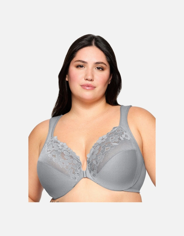 1241 Wonder Wire Front Closure Bra - Silver