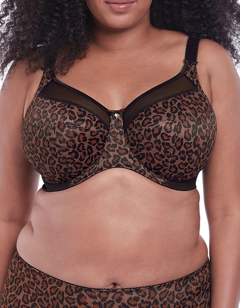 Kayla Leopard Full Cup Underwired Bra - Leopard