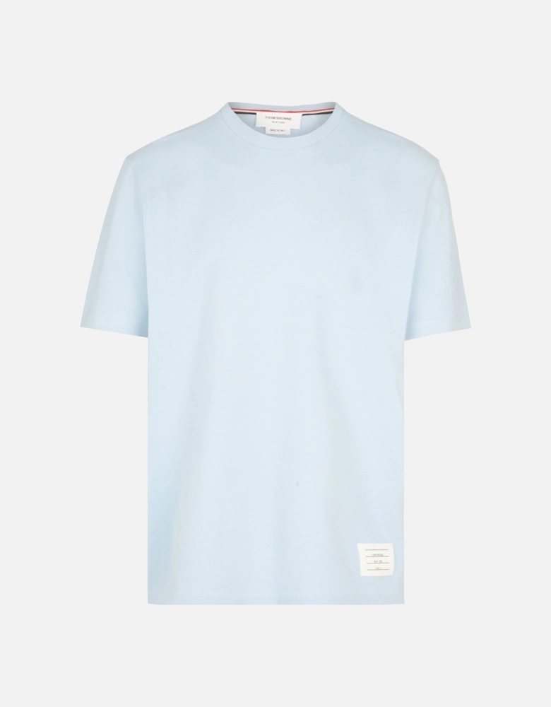 Engineered 4 Bar Pique T-Shirt Blue