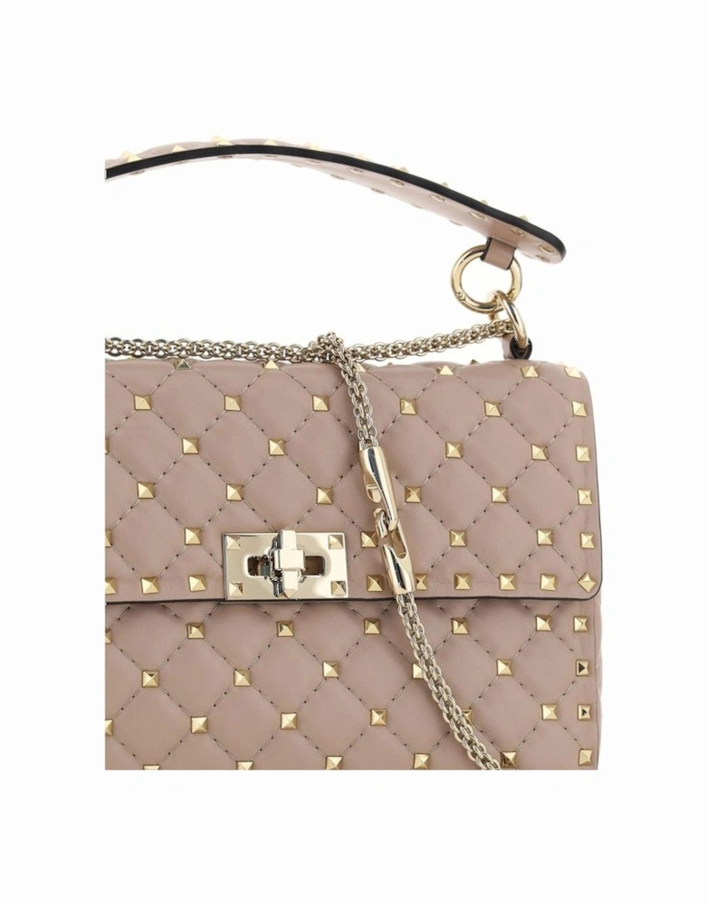 Rockstud Spike Leather Shoulder Bag Women - Multicolor