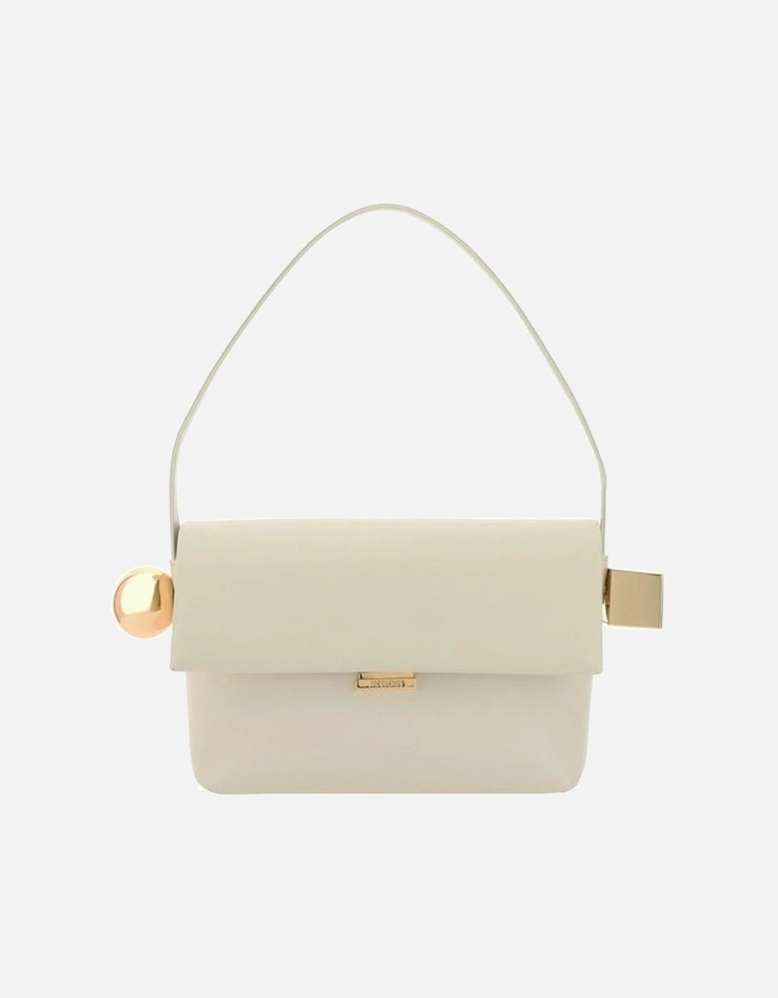 Le Rond Carre Geometric Detail Shoulder Bag Women - Cream, 7 of 6