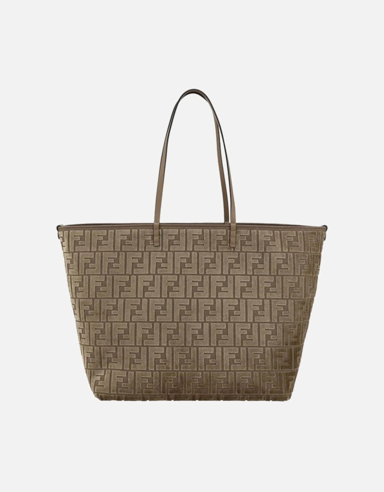 FF logos Tote Bag Women - Brown Shoulder Bags