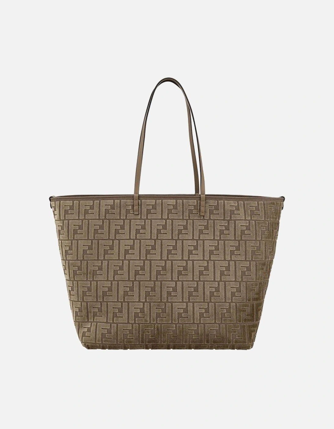 FF logos Tote Bag Women - Brown Shoulder Bags, 5 of 4