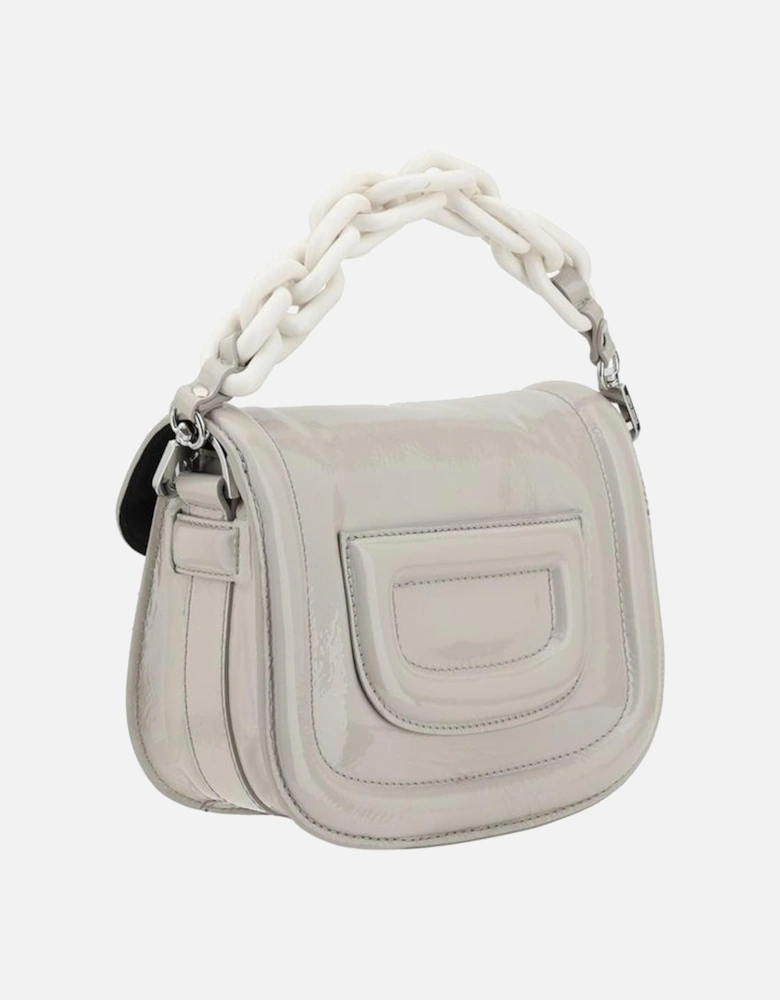 Alphaville Leather Chain Strap Shoulder Bag Women - Gray