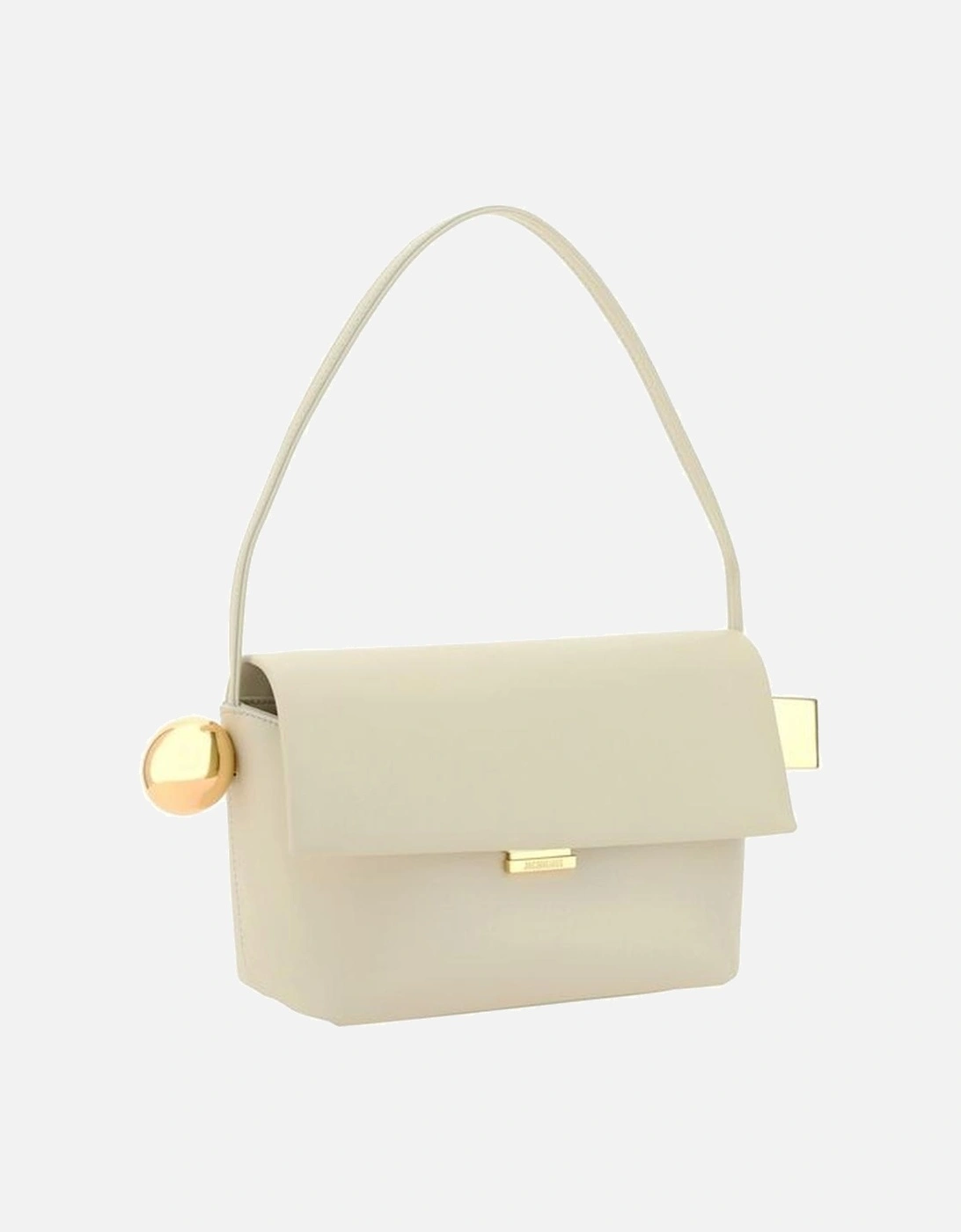 Le Rond Carre Geometric Detail Shoulder Bag Women - Cream