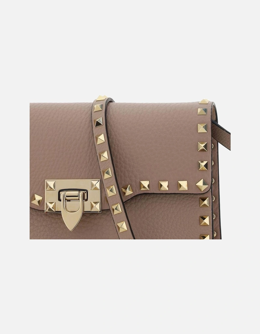 Rockstud Small Grained Leather Shoulder Bag Women - Multicolor