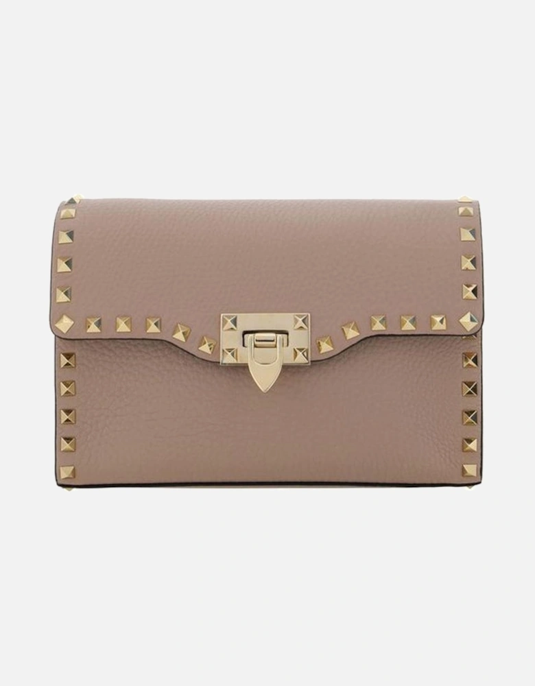 Rockstud Small Grained Leather Shoulder Bag Women - Multicolor