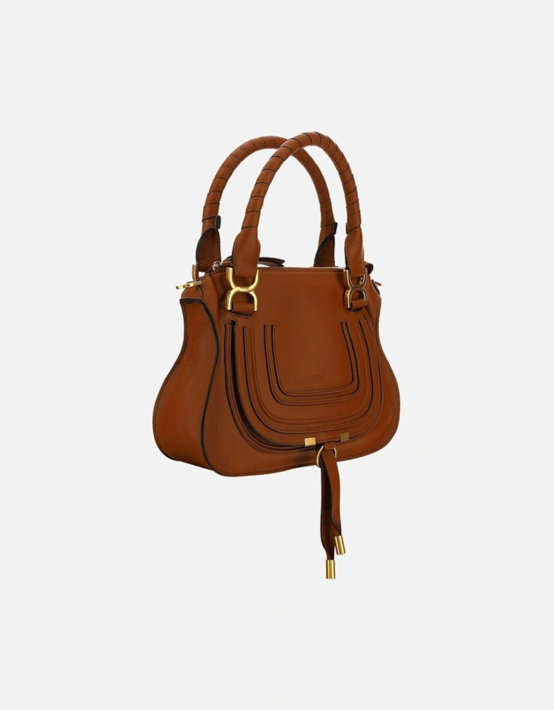 Calfskin Marcie Handbag with Tassel Detail Women - Brown